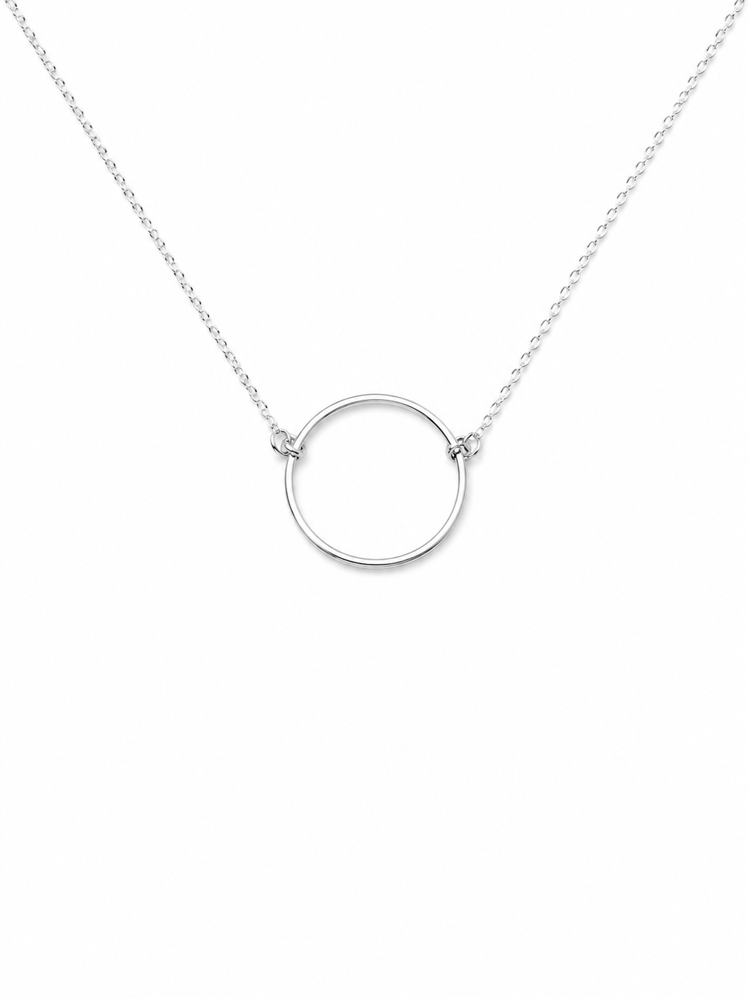 Circle Necklace 925 Sterling Silver