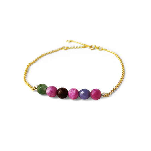 Black Onyx Minimal Bracelet – Gold Vermeil